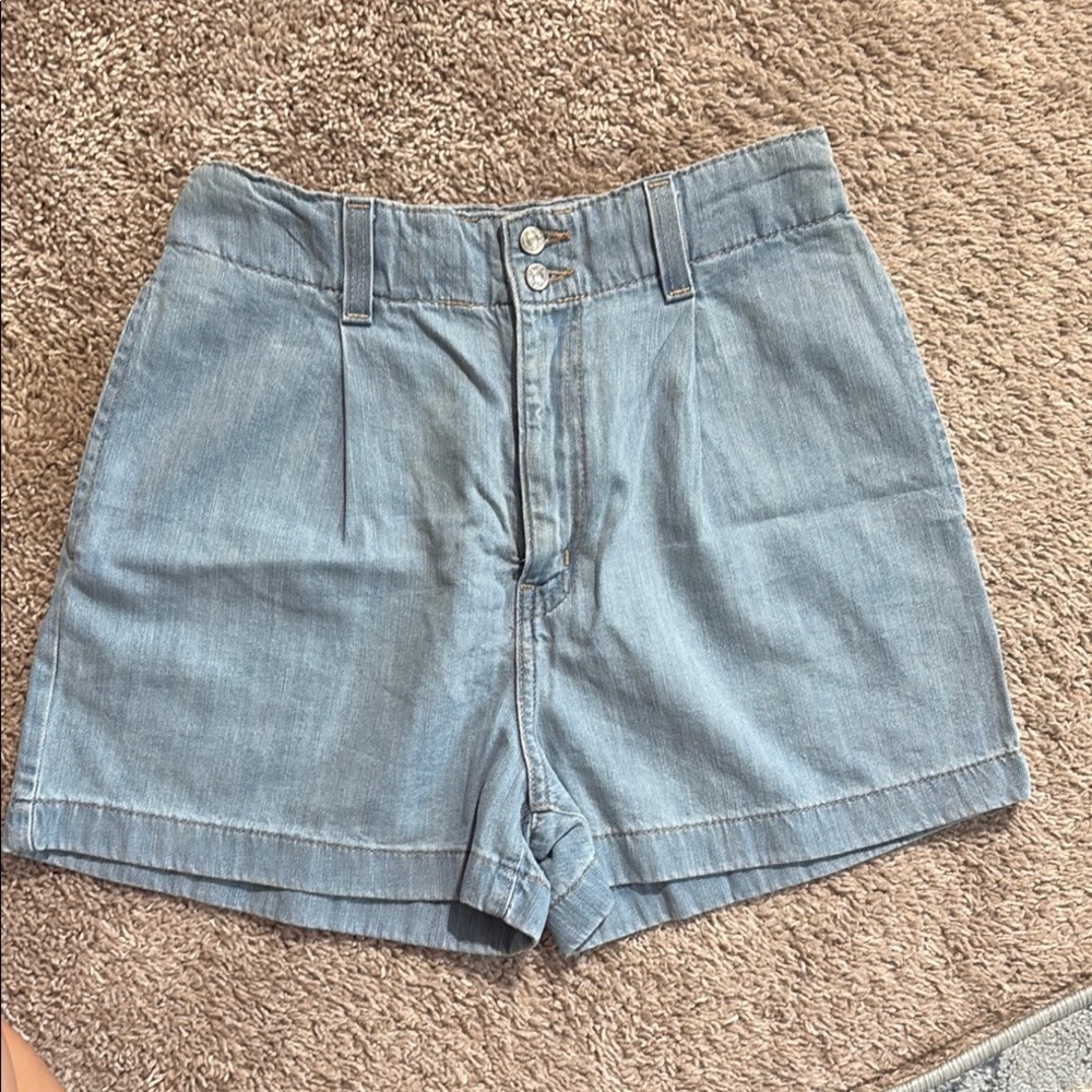 Denizen from Levi's Blue High Waist Shorts